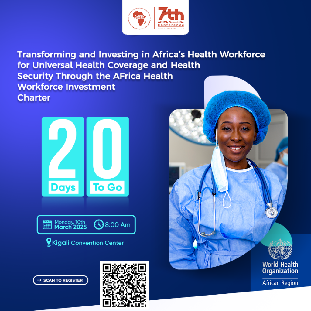 20 days to go! Join the movement to transform Africa’s health workforce for Universal Health Coverage