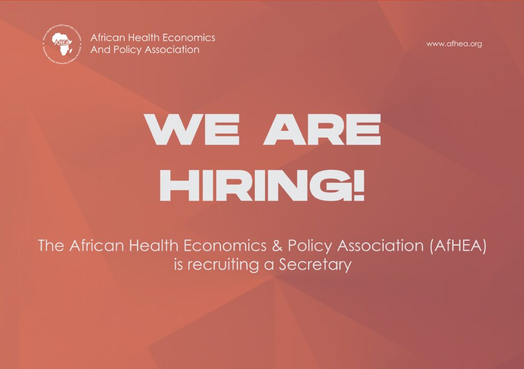 Hiring: AfHEA Secretary